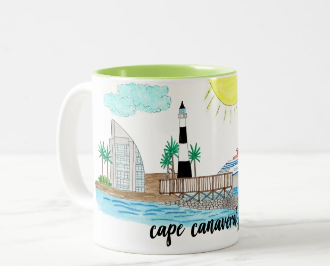 16oz Pelican Full Wrap Coffee Mug - Island Style Florida