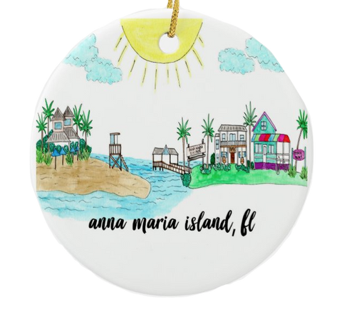 Anna Maria Island, FL Ornament