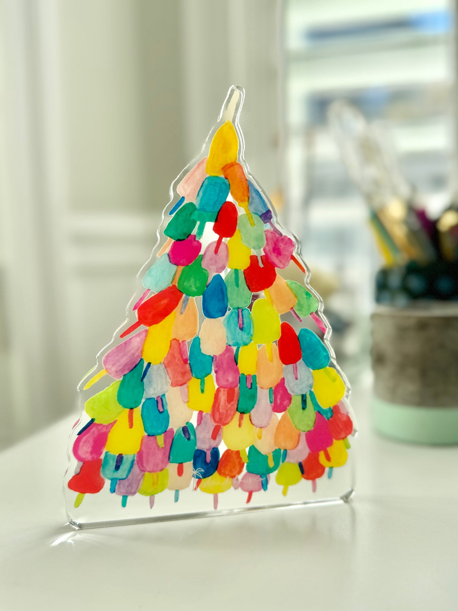 Buoy Tree Acrylic Block