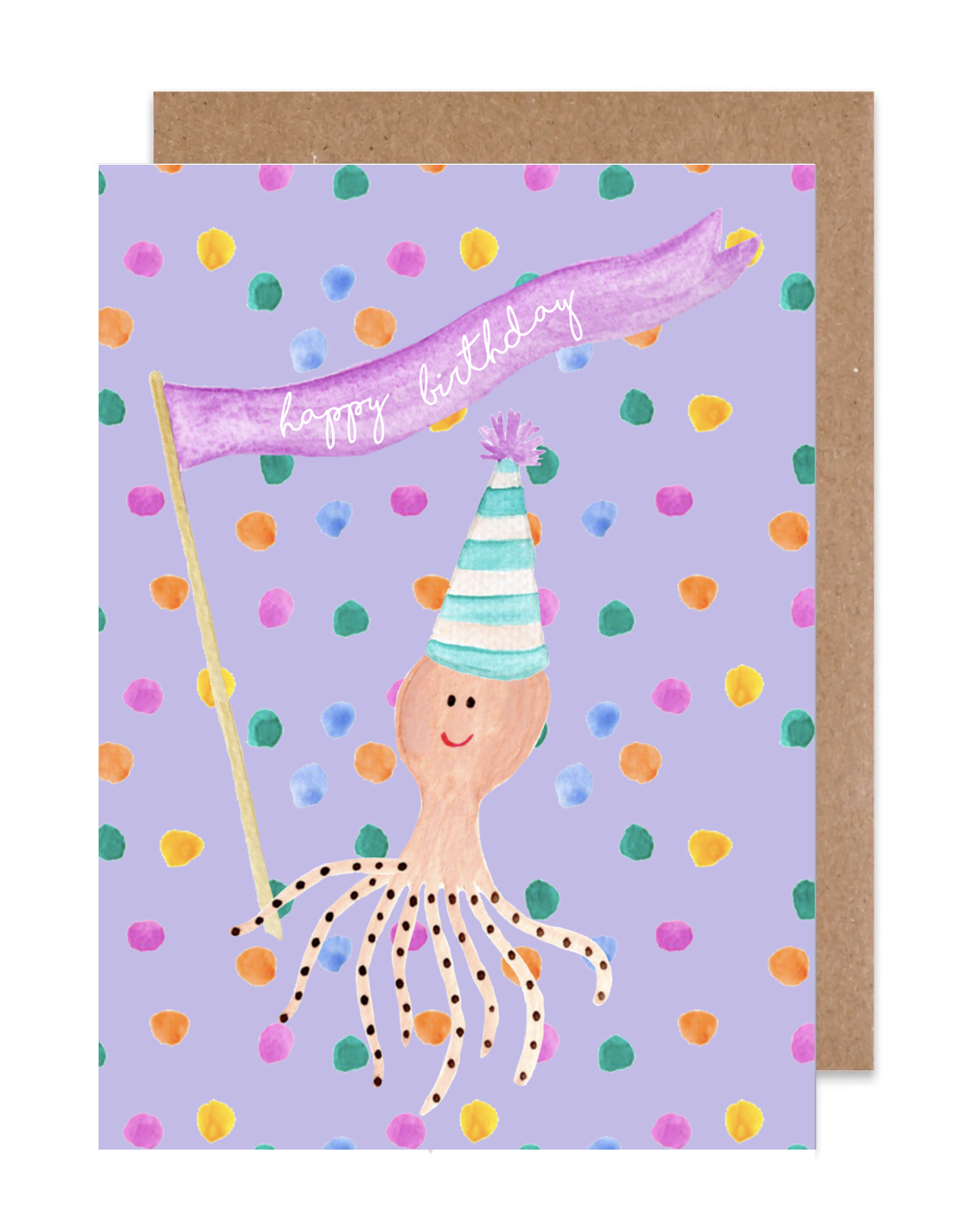 Octopus Birthday Card