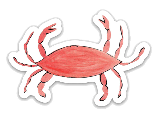 Crab Sticker – Island Haus Co.