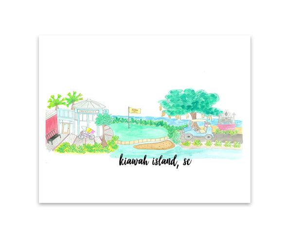 kiawah island print