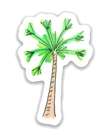 Palm Tree Sticker – Island Haus Co.